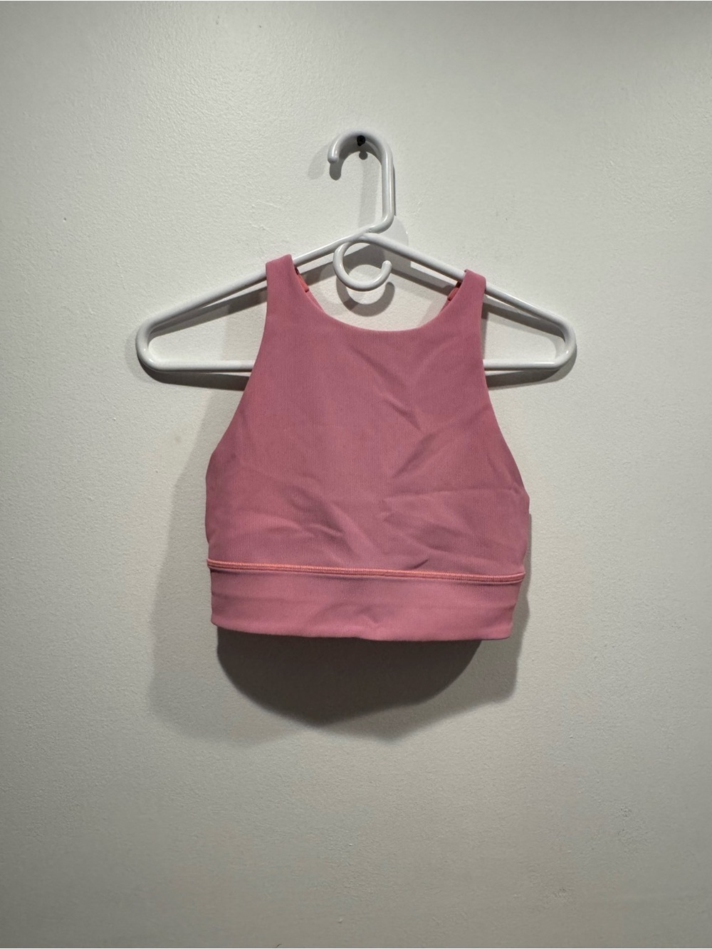 Lululemon Athletica High-Neck Longline Ribbed Bra